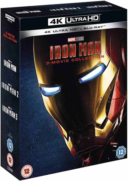 szczegóły Iron Man 1-3 kolekce - 4K UHD Blu-ray + Blu-ray (bez CZ podpory)