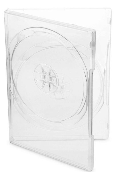szczegóły Pudełko na 2 płyty DVD - przezroczyste