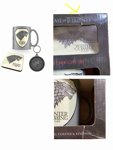szczegóły Game Of Thrones - Stark dárkový set - outlet