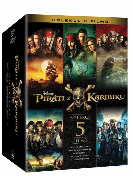 szczegóły Piráti z Karibiku 1-5 kolekce - 5DVD