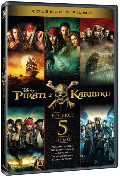 szczegóły Piráti z Karibiku 1-5 kolekce - 5DVD