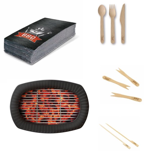 szczegóły Párty sada Barbecue (87ks) - BBQ