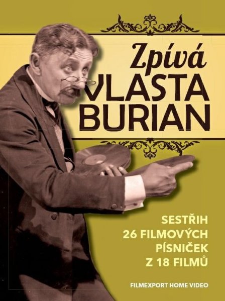 szczegóły Zpívá Vlasta Burian (sestřih filmových písní) - DVD digipack