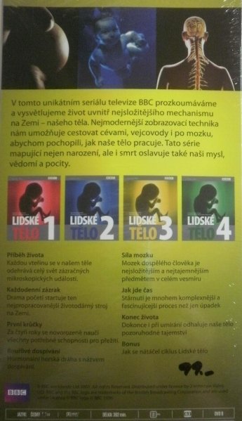 szczegóły Lidské tělo kolekce 4DVD - pošetky