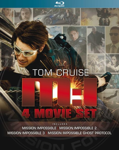 szczegóły Mission Impossible Quadriloy 1-4 (Kolekce 4 BD) - Blu-ray bez CZ