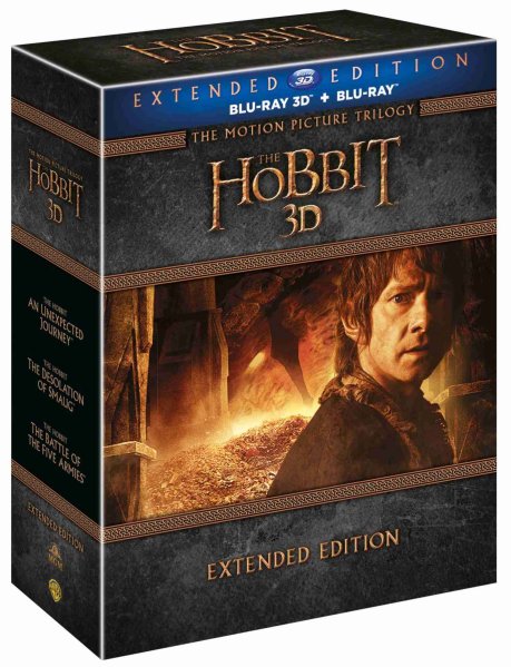 szczegóły Hobit 1-3 kolekce (prodloužená verze, 15 BD) - Blu-ray 3D + 2D