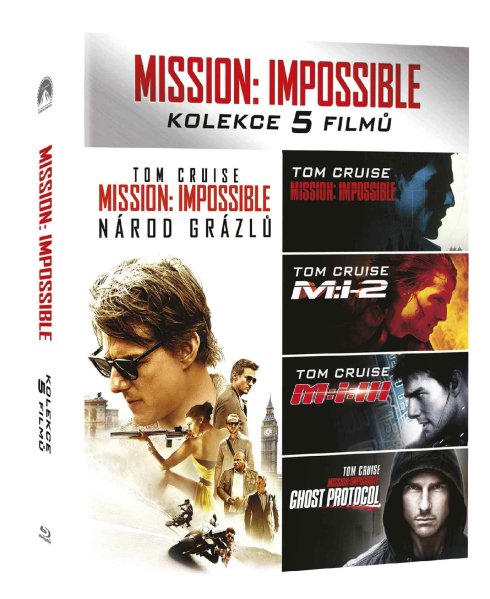 szczegóły Mission: Impossible 1-5 kolekce (5 BD) - Blu-ray