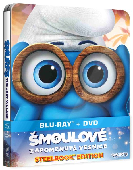 szczegóły Smerfy: Poszukiwacze zaginionej wioski - Blu-ray + DVD Steelbook