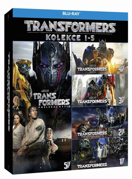 szczegóły Transformers 1-5 Kolekce (5 BD) - Blu-ray