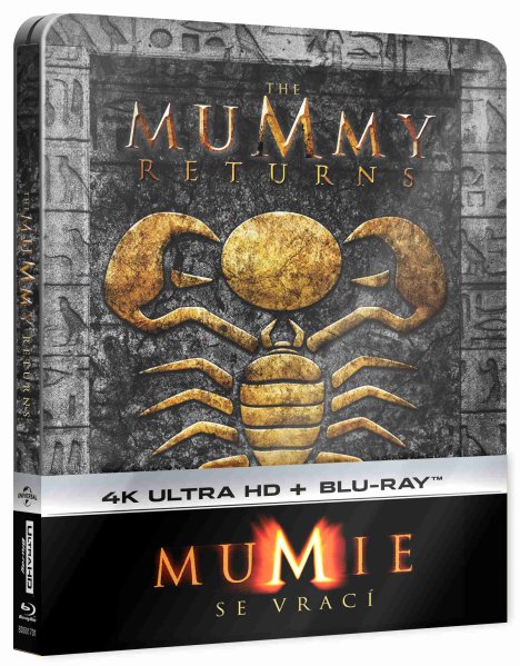 szczegóły Mumie se vrací - 4K Ultra HD Blu-ray + Blu-ray (2BD) Steelbook