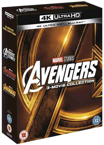 szczegóły Avengers 1-3 Collection -4K Ultra HD Blu-ray + 6 BD (bez CZ podpory)
