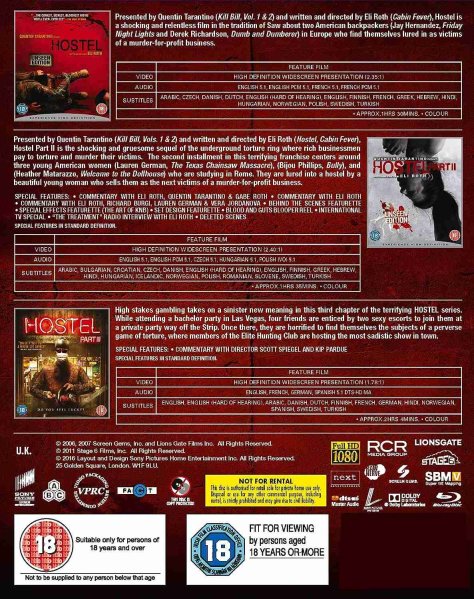 szczegóły Hostel 1+2 kolekce - Blu-ray