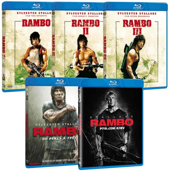 szczegóły Rambo kolekce 1 - 5 Blu-ray (5BD)