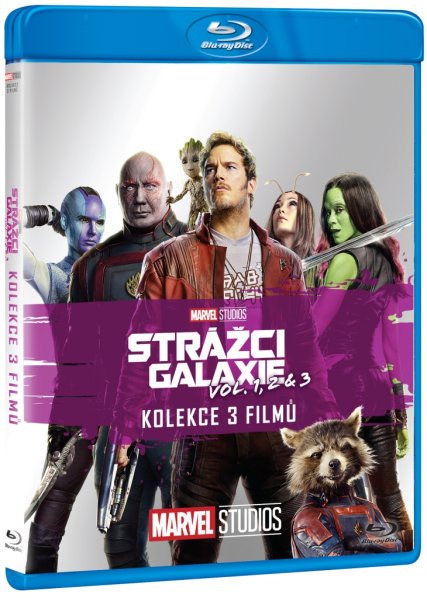 szczegóły Strážci Galaxie 1-3 kolekce - Blu-ray 3BD