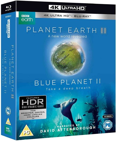 szczegóły Zázračná planeta II & Modrá planeta II Boxset - UHD Blu-ray + Blu-ray (bez CZ)