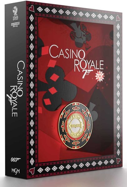 szczegóły  007 James Bond Casino Royale - 4K Ultra HD Blu-ray Steelbook Limit. edice