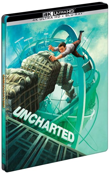 szczegóły Uncharted - 4K Ultra HD Blu-ray + Blu-ray 2BD Steelbook