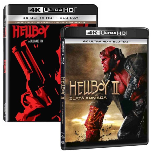 szczegóły Hellboy - kolekce 1+2 - 4K Ultra HD Blu-ray + Blu-ray (4BD)
