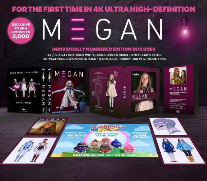 szczegóły M3GAN - 4K UHD Blu-ray + BD Steelbook Limit. sběratelská edice (bez CZ)