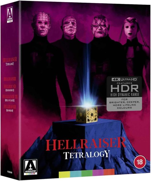 szczegóły Hellraiser Tetralogy (1-4) - 4K Ultra HD Blu-ray