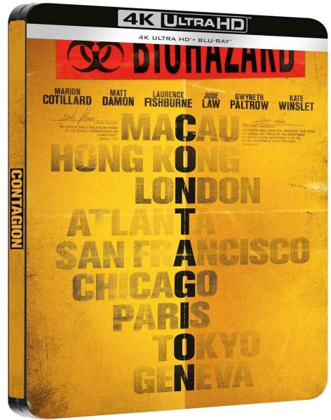 szczegóły Contagion - Epidemia strachu - 4K Ultra HD Blu-ray + Blu-ray 2BD Steelbook