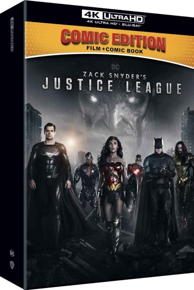 szczegóły Wydanie komiksowe Ligi Sprawiedliwości Zacka Snydera - 4K Ultra HD BD + BD