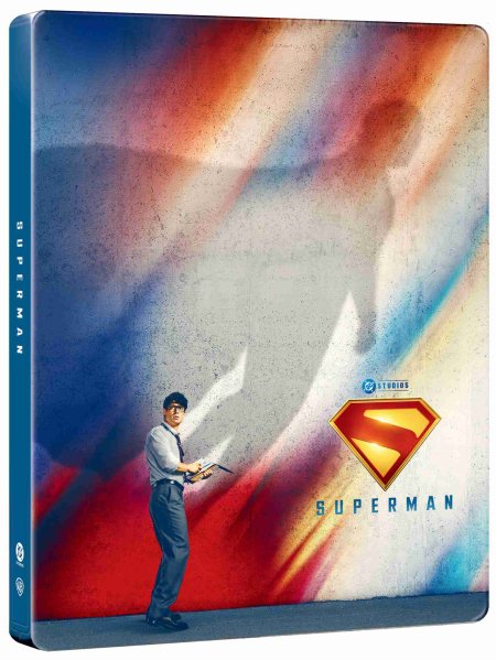 szczegóły Superman (2025) – 4K UHD + Blu-ray Steelbook z motywem Clarka - 4K UHD Blu-ray + Blu-ray Steelbook motiv Clark