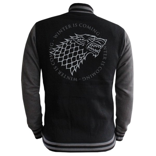 szczegóły Bunda Game of Thrones - Stark - pánská, černo-šedá L