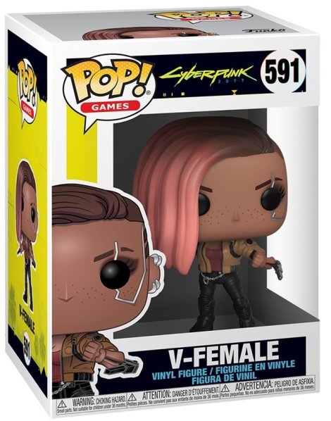 szczegóły Funko POP! Games: Cyberpunk 2077 - V-Female