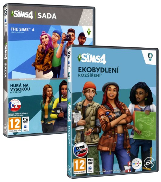 szczegóły The Sims 4 + Hurá na vysokou + Ekobydlení BUNDLE (základ + 2 rozšíření) -