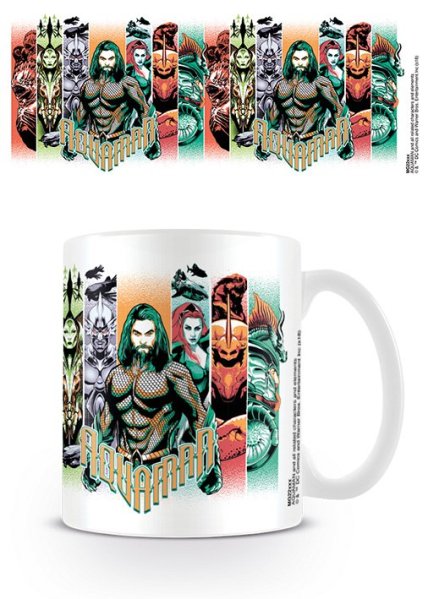 szczegóły Keramický hrnek - Aquaman, charaktery