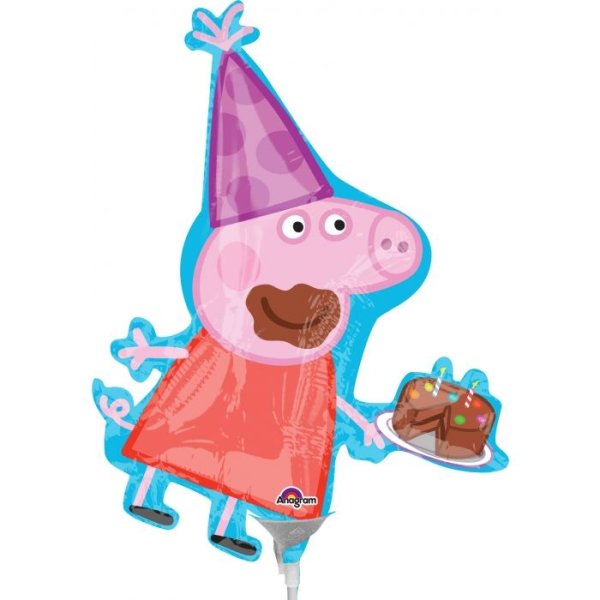 szczegóły Mini foliový balónek - Prasátko Peppa