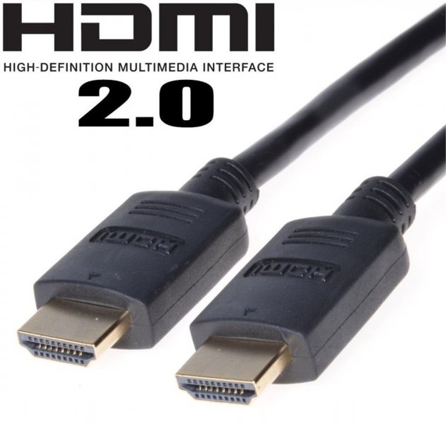 detail Kabel PremiumCord HDMI High Speed+Ethernet (wersja 2.0), pozłacane złącza, 5m