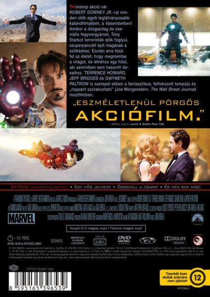 detail Iron Man - DVD (maďarský obal) bez CZ