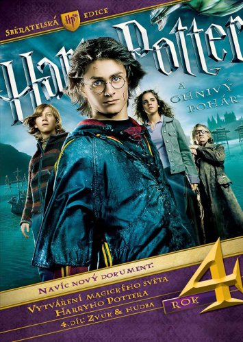 Harry Potter 4 a Ohnivý pohár - 3 DVD
