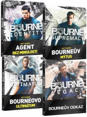 Bourneova kolekce 1-4 - Blu-ray Steelbook