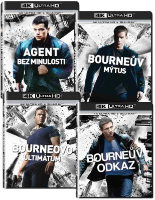 The Bourne Kolekcja 4 filmów - 4K Ultra HD Blu-ray + Blu-ray (8BD)