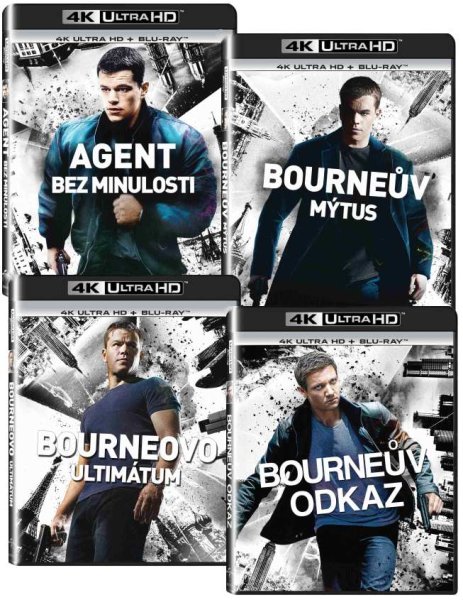 detail The Bourne Kolekcja 4 filmów - 4K Ultra HD Blu-ray + Blu-ray (8BD)