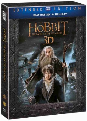 Hobit: Bitva pěti armád (Prodloužená verze, 5BD) - Blu-ray 3D + 2D outlet