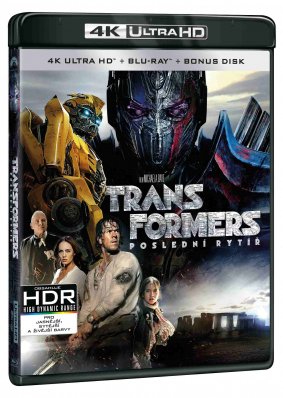 Transformers: Poslední rytíř - UHD Blu-ray + Blu-ray + bonus (3 BD)