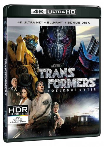 Transformers: Poslední rytíř - UHD Blu-ray + Blu-ray + bonus (3 BD)