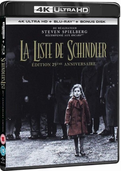detail Lista Schindlera - 25 Years Anniversary Edition - 4K Ultra HD + Blu-ray