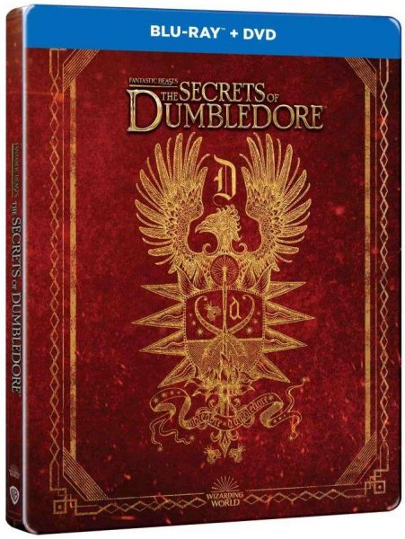 detail Fantastyczne zwierzęta: Tajemnice Dumbledore’a - Blu-ray + DVD Steelbook (Crest)