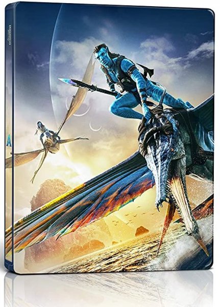 detail Avatar: The Way of Water - Blu-ray + BD bonus disk Steelbook Limitovaná edice