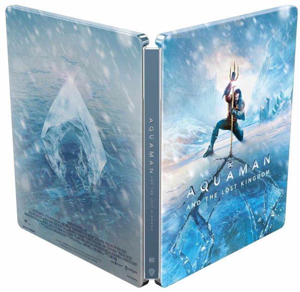 detail Aquaman a ztracené království Blu-ray + DVD (Combo pack) Steelbook Ice
