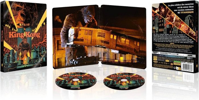 detail King Kong (1976) - 4K Ultra HD Blu-ray + Blu-ray Steelbook (bez czeskiego)
