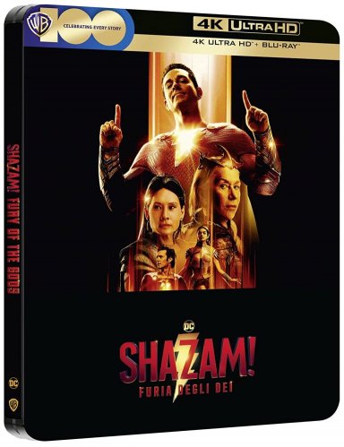 Shazam! Hněv bohů - 4K Ultra HD Blu-ray Steelbook (Black)