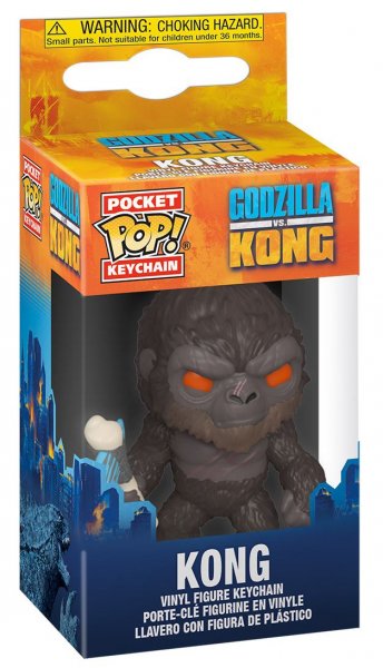 detail Brelok Funko Pocket POP! Godzilla Vs Kong - Kong w/Battle Axe