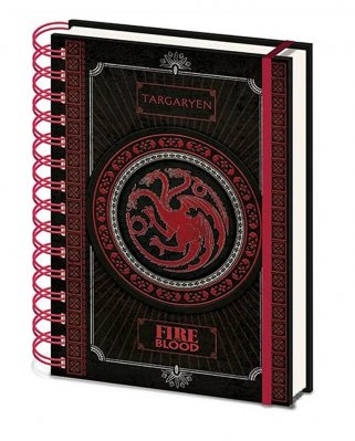 Zápisník Game of Thrones - Targaryen A5
